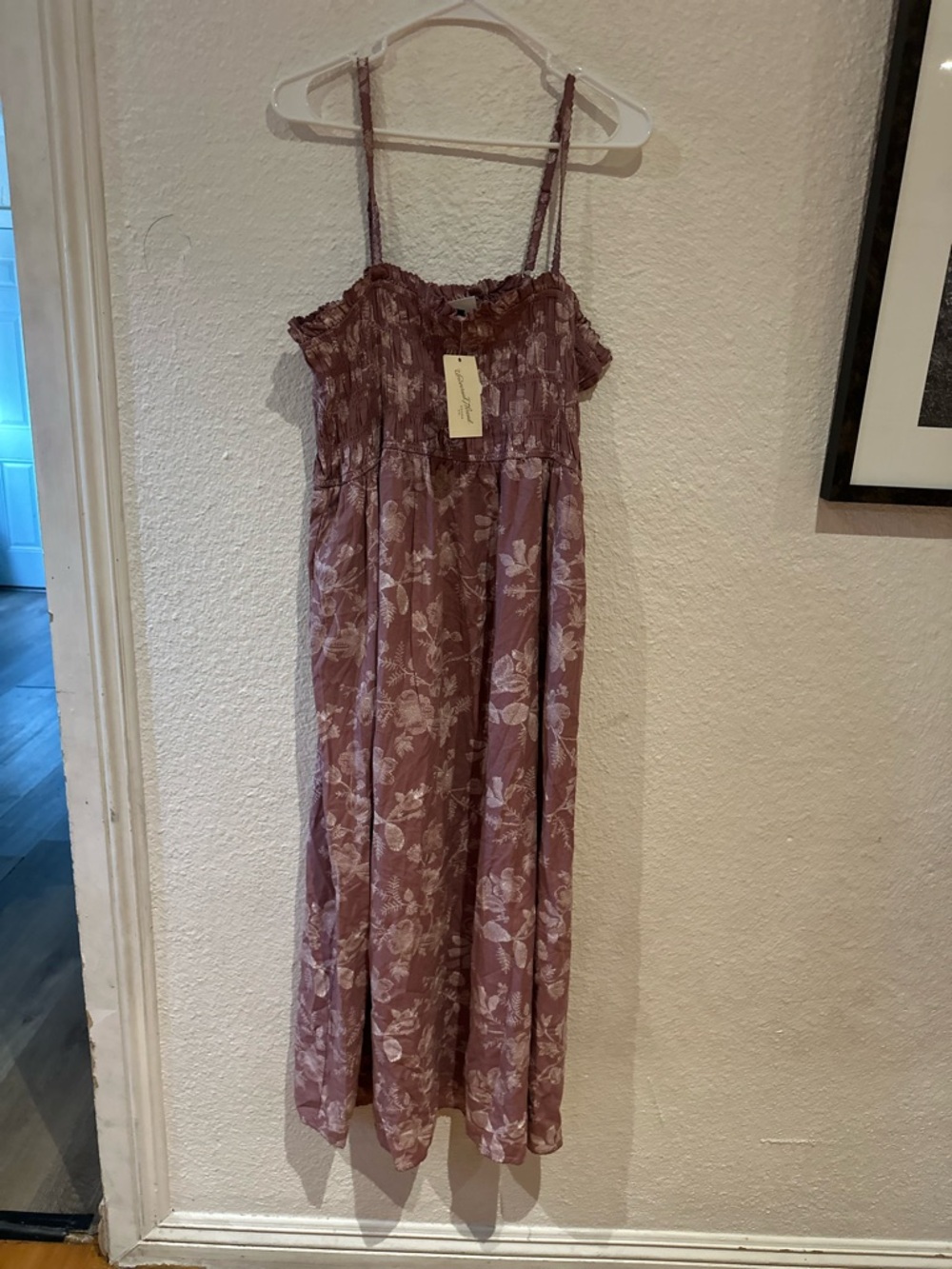 Universal Thread Mauve Floral Maxi Dress